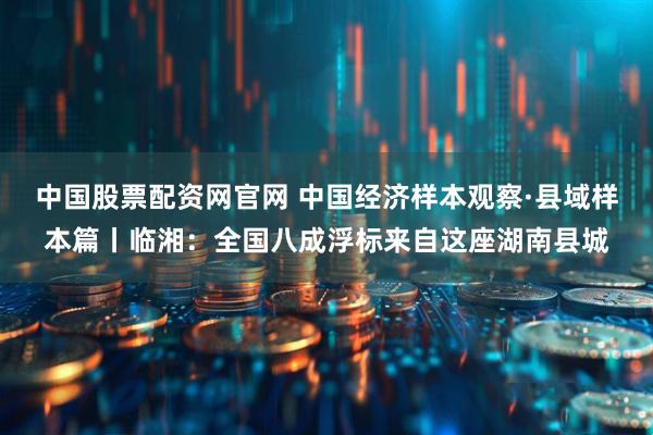中国股票配资网官网 中国经济样本观察·县域样本篇丨临湘：全国八成浮标来自这座湖南县城