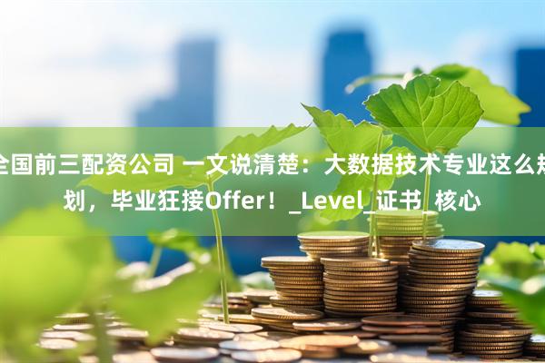 全国前三配资公司 一文说清楚：大数据技术专业这么规划，毕业狂接Offer！_Level_证书_核心