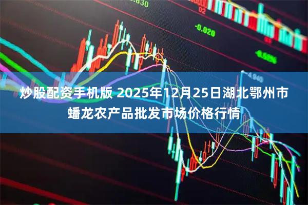 炒股配资手机版 2025年12月25日湖北鄂州市蟠龙农产品批发市场价格行情