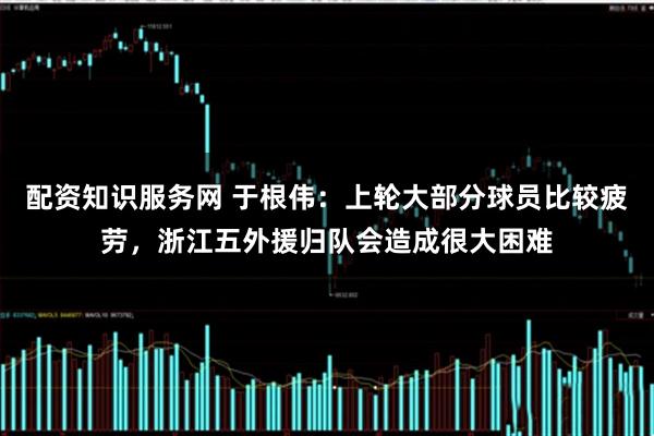 配资知识服务网 于根伟：上轮大部分球员比较疲劳，浙江五外援归队会造成很大困难