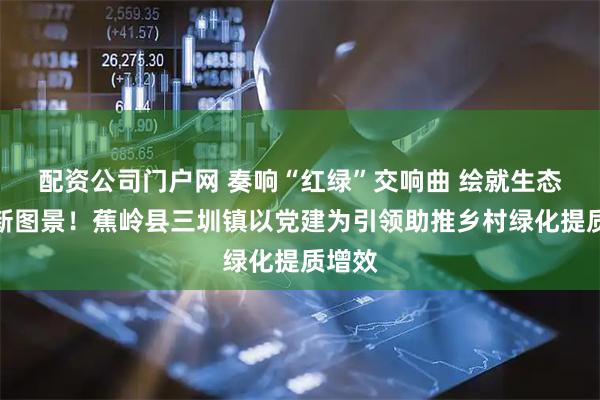 配资公司门户网 奏响“红绿”交响曲 绘就生态宜居新图景！蕉岭县三圳镇以党建为引领助推乡村绿化提质增效